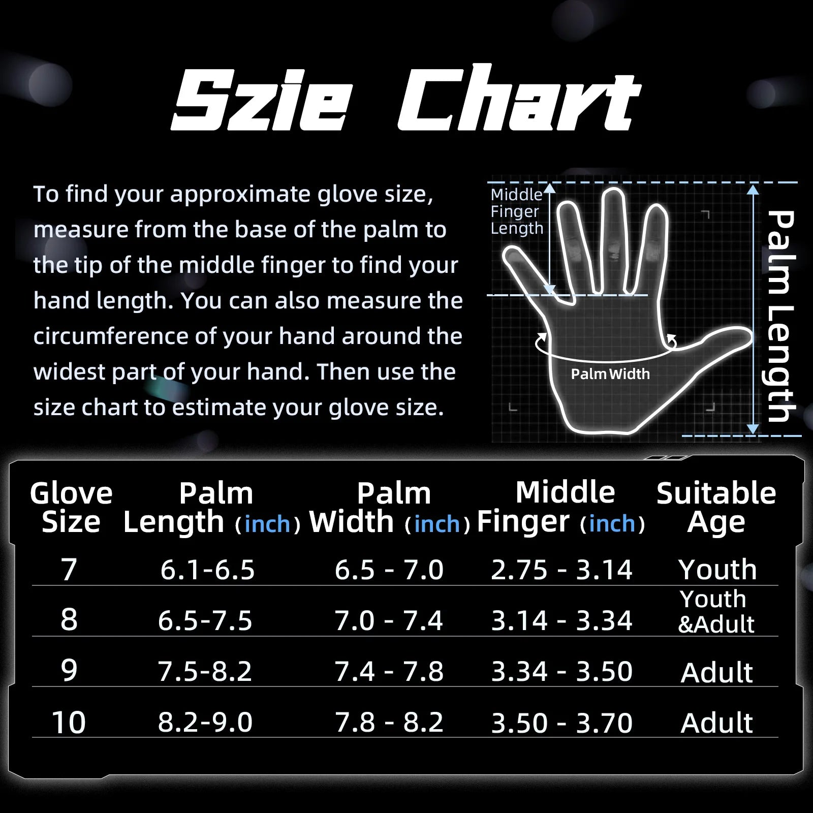 Soccer Goalie Gloves for Adults and Youth