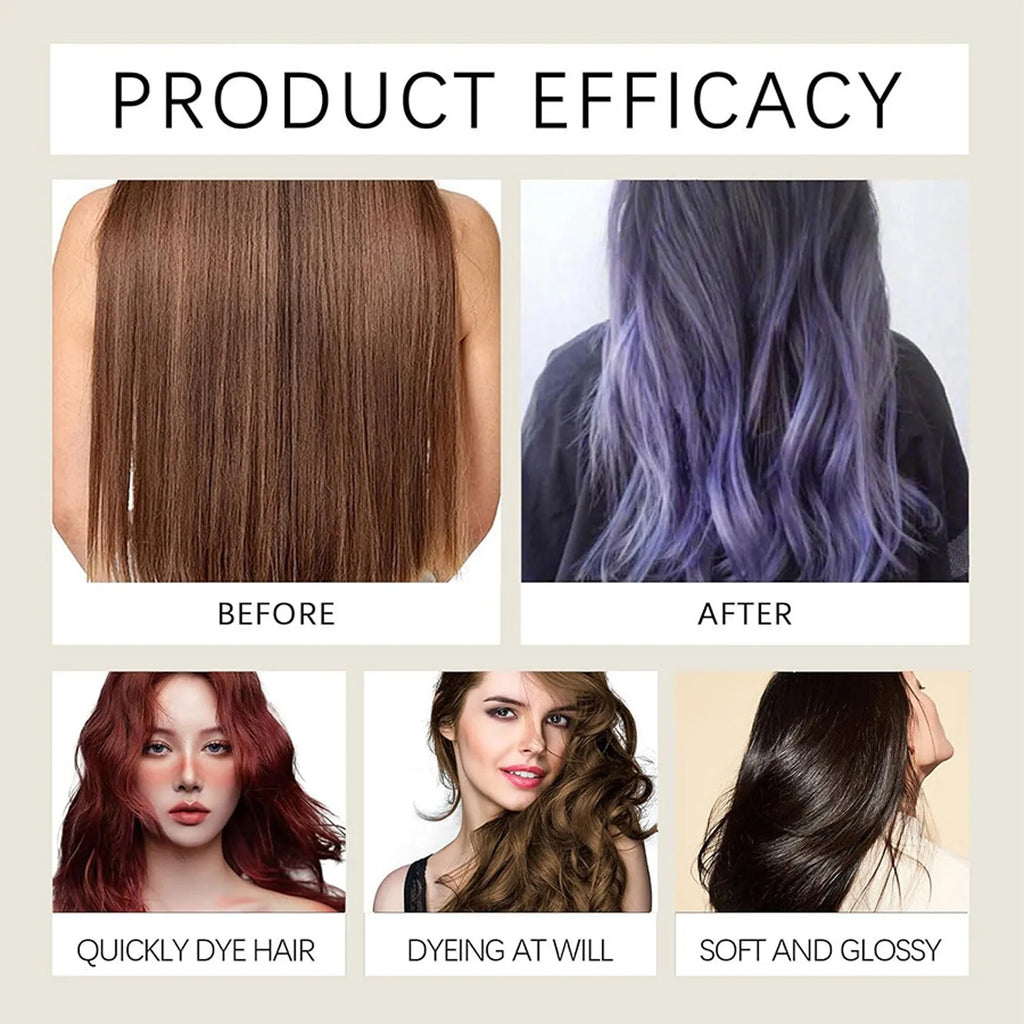 Polar Hair Dye Shampoo for Gray Hair Coverage Instant for Women