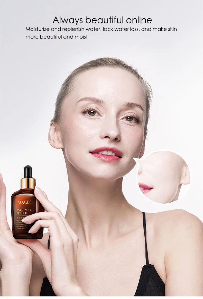 5pcs/Set IMAGES Avocado Skin Care Facial Moisturizing Cream Serum Cleanser Eye Skin Care Products