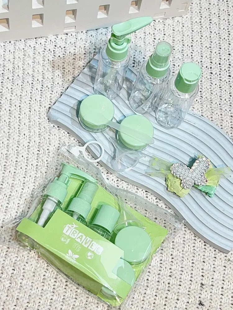 Travel Bottles Kit Leak Proof Toiletry Containers Clear For Lotion Shampoo Cream