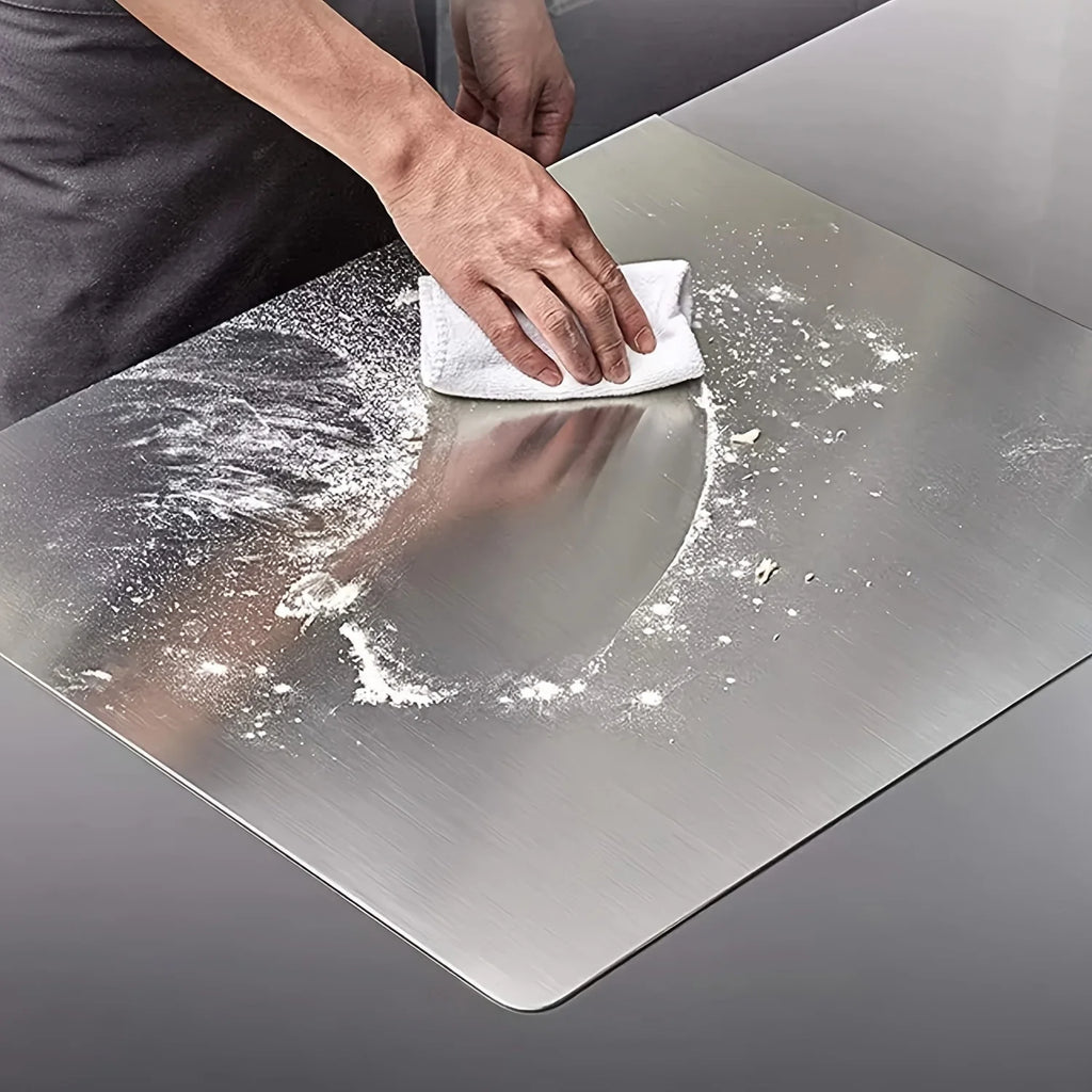 Premium Stainless Steel Chopping Board Large Easy Clean Multipurpose Cutting Surface for Fruits Vegetables & More