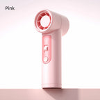Pocket Turbo Fan Mini Small Wind Summer Cooling Portable Digital Display Wireless Rechargeable Blower