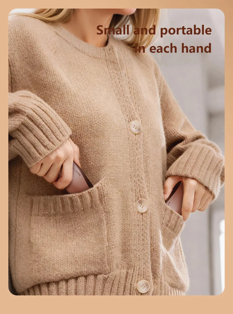 Xiaomi Hand Warmer Rechargeable Magnetic Design Electric 6000mah Split-type Skin-friendly Material