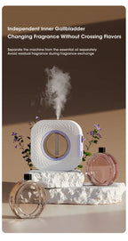 Smart Aroma Diffuser Air Purifier Digital Display Essential Oils 4 Gears Wall Mount Tabletop USB Charging