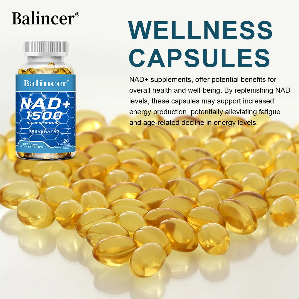 NAD+Supplements with Resveratrol Energy Anti-aging Enhance Immunity