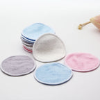 12PC Reusable Round Cotton Pads Makeup Remover Washable Round Bamboo Nursing