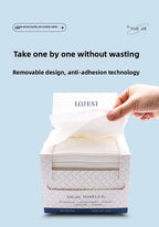 Clean Skin Club Towels XL Disposable  Makeup Remover Dry Wipes 50 Sheet  1 Box