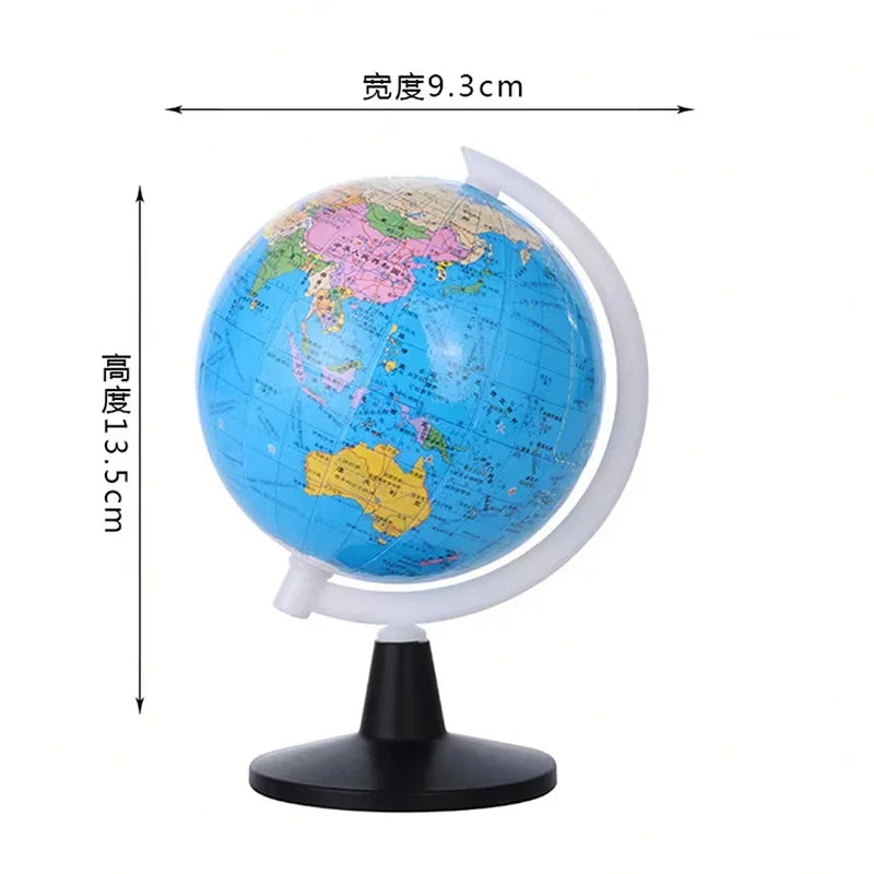 10.6cm Adults Children Discovery Learning Kids 6-12 World Map 360 Degree Ball Standard Teaching Globe English