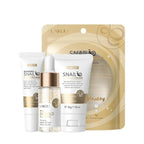 3pcs set LAIKOU Skin Care Vitamin C Sakura Snail Essence Serum Eye Face Cream Moisturizer Travel Size