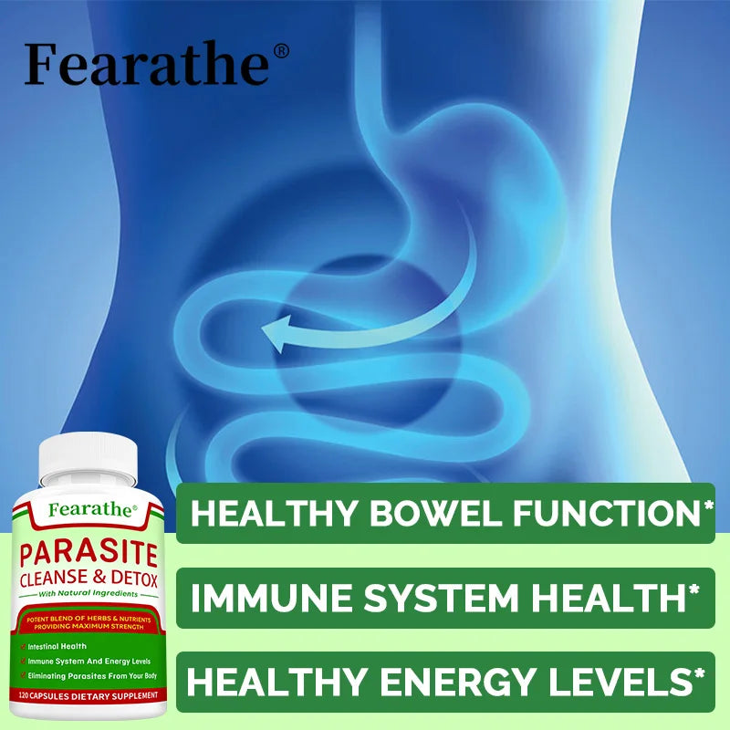 Parasite Cleanse Bowel Cleansing Supplement Digestive Health Immune Health Parasite Removal Natural Gut Health