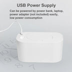 Baby Wipe Warmer with Digital Display Large Capacity Wet Wipes Dispenser USB Powered Adjustable Temperature