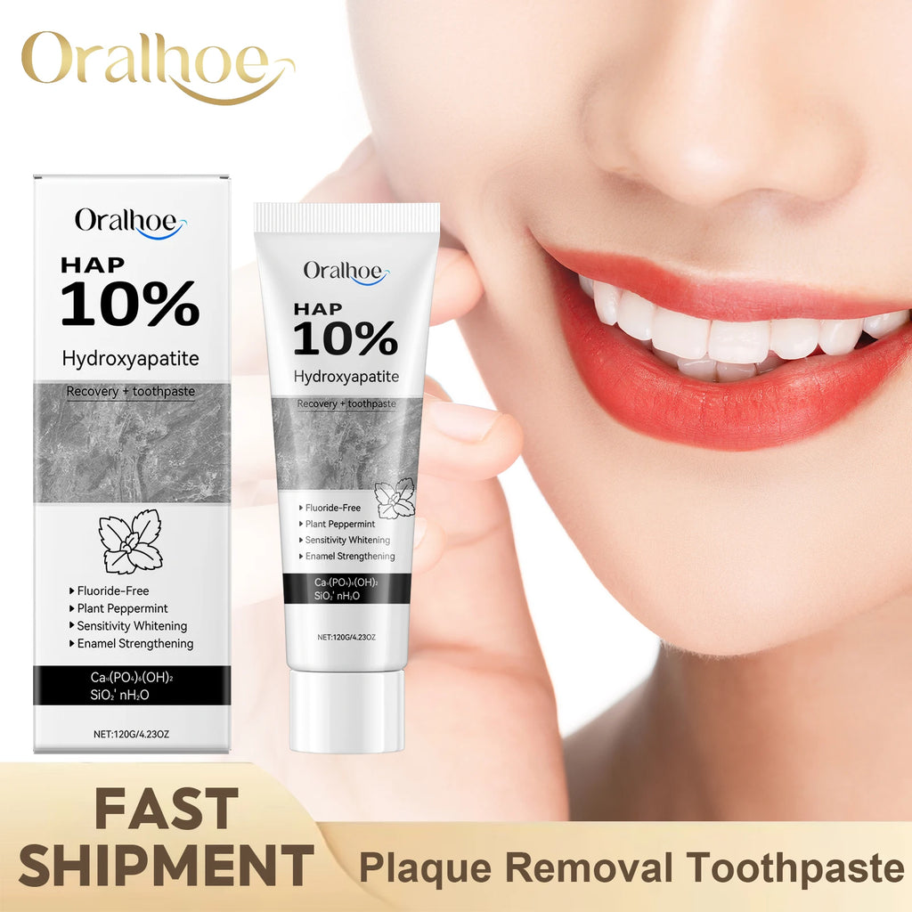 Whitening Teeth Toothpaste Enamel Repair Oral Hygiene Stain Removal Fresh Breath Hydroxyapatite