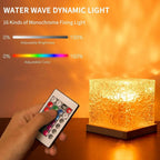 Ocean Wave Projector Light 16 Colors Glow Lamp Home Office Bar Restaurant Night Light