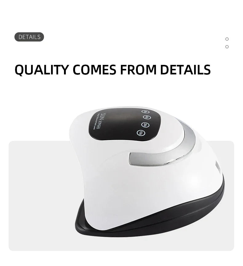 320W Professional Nail Dryer For Manicure Powerful UV Gel Lamp 72 LEDS UV Gel Varnish LCD Display Nail Salon Equipment