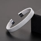 Trendy 925 Sterling Silver Bracelet Fashion Jewelry Adjustment Cuff