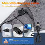 USB Portable Hand Warmer Rechargeable Plush Reusable Electric Heater Home Winter Feet Abdomen