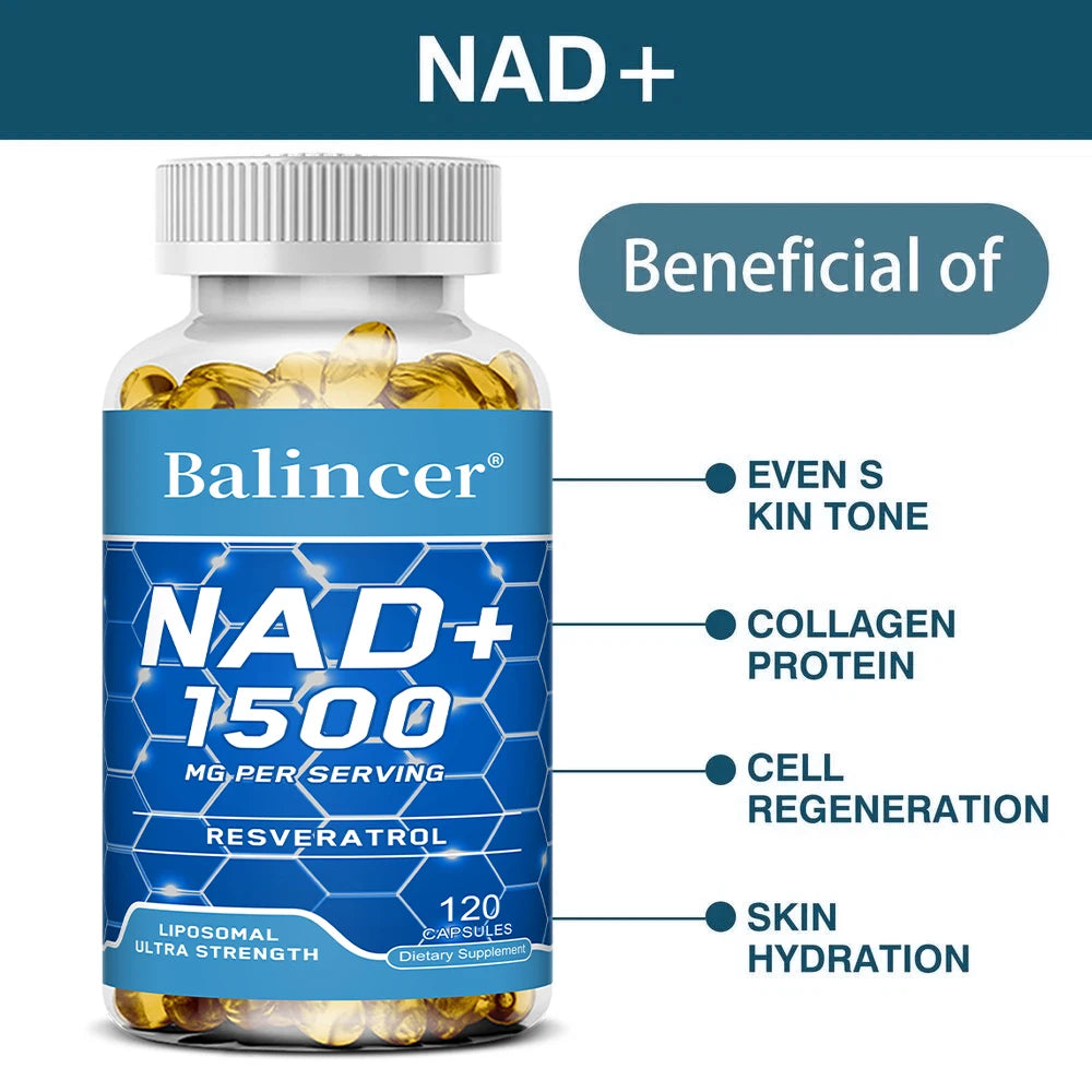 NAD+Supplements with Resveratrol Energy Anti-aging Enhance Immunity