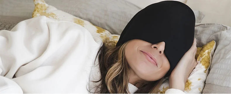 Headgear Migraine Relief Cap Gel Ice Single Layer  Stretchable Compress Hood