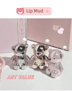 ART VALUE 7PC Makeup Set 3 Colors Lip Mud Pressed Powder Blush Eyeshadow Necklace