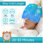 Headgear Migraine Relief Cap Gel Ice Single Layer  Stretchable Compress Hood