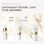 3pcs set LAIKOU Skin Care Vitamin C Sakura Snail Essence Serum Eye Face Cream Moisturizer Travel Size