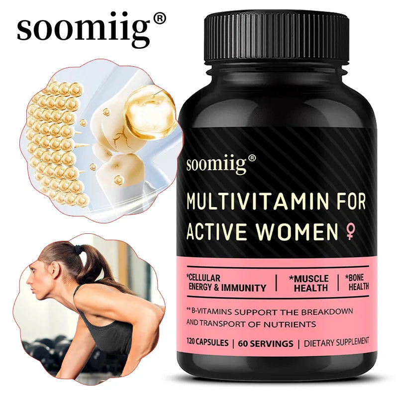 Women's Daily Multivitamin To Support Bone Health Cellular Energy Immune Health