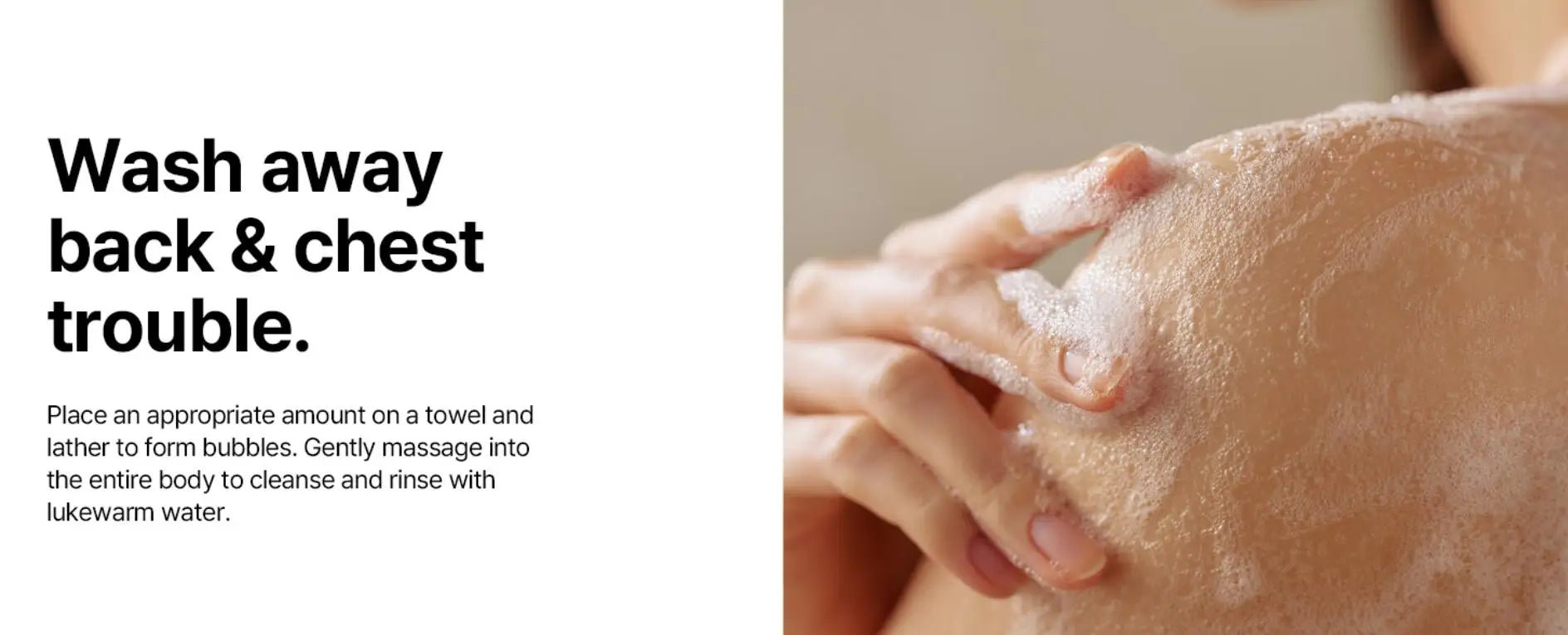 16.9 oz Salicylic Acid Body Wash Gentle Smoothing Mild Exfoliating Daily Deep Cleanses Acne and Sebum