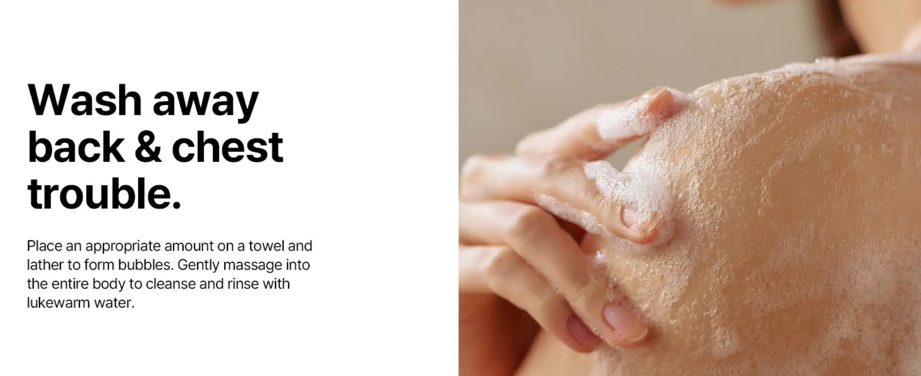 16.9 oz Salicylic Acid Body Wash Gentle Smoothing Mild Exfoliating Daily Deep Cleanses Acne and Sebum