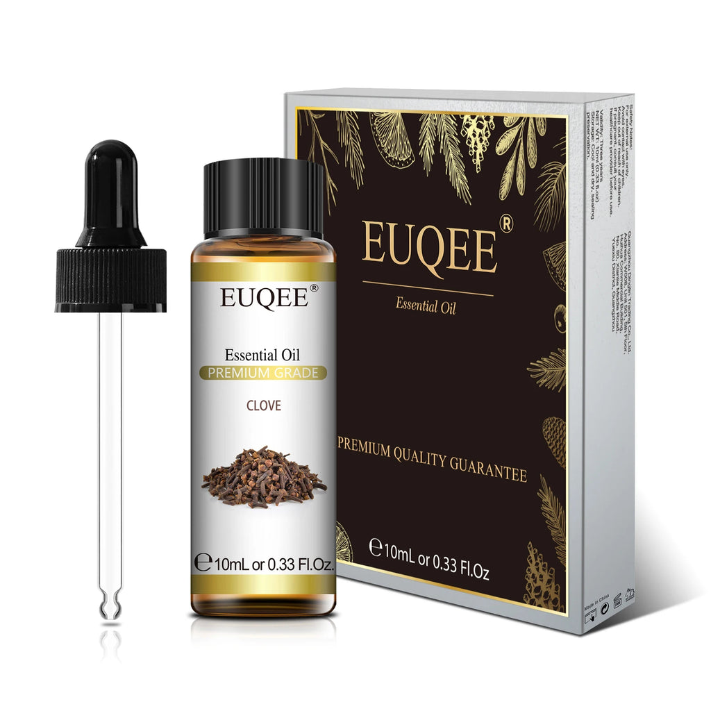 EUQEE 10ML Natural Essential Oils For Humidifier, Soap, Candle Making