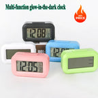 Alarm Clock Digital LED Electronic Backlight Snooze Calendar Home Office Desktop Screen Display Watch