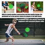 Pickleball Rackets Set Paddles Set of 2 & 4 Pickleballs Sports Accessory