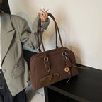 Big Size Women Bags Suede Large Capacity Shoulder Crossbody With Long Strap