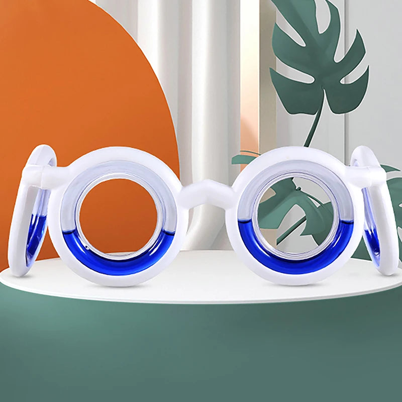 1Pc Anti-Motion Sickness Liquid Glasses Portable Lensless Driving Anti-Sickness For Children Adult