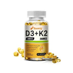 Vitamin D3 5000IU and 200 Mcg Vitamin K2 (MK-7) Capsules