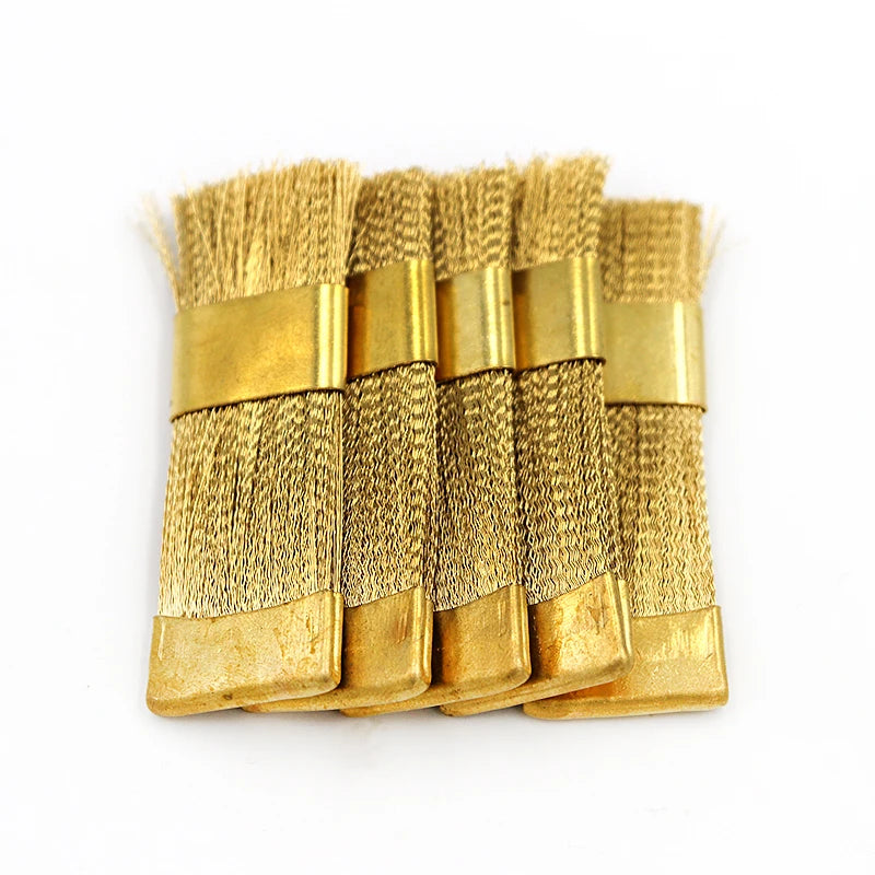 Nail Drill Bits Cleaning Brush Copper Wire Tool