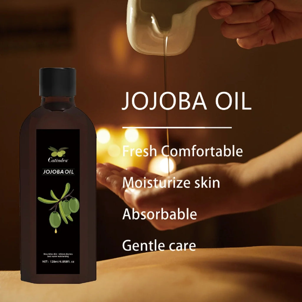 120ml Jojoba Oil Firm Skin Moisturizing Massage Natural Organic
