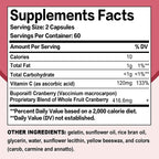 Cranberry Capsules Supports Cardiovascular Health Enhances Immunity Supports Urinary Tract Health