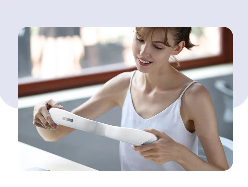 Xiaomi Portable Neck Fan 10000mAh Mini Bladeless Silent USB Rechargeable LED Digital Display 5th Gear Air Cooler