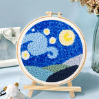 Punch Needle Kits for Beginners Adults Embroidery Starter Craft Tools Ocean Life Theme DIY Wall Art Gift for Women