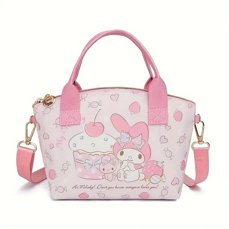 Lovely Sanrio Cinnamoroll Hello Kitty Tote Handbag Perfect Shoulder Bag