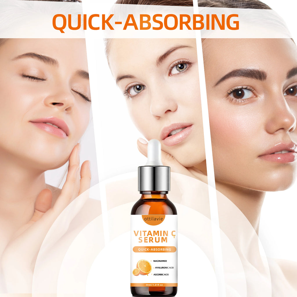 Vitamin C Serum with Hyaluronic Acid for Glowing Skin