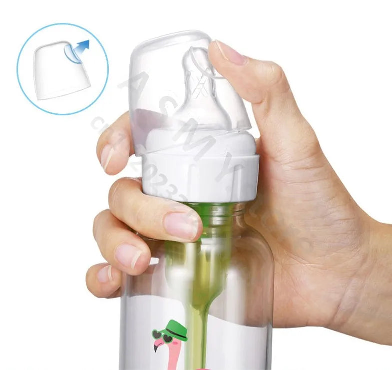 Dr. Brown's Newborn Baby Bottle With Valve Anti-Colic Glass Hare-Lip Babies