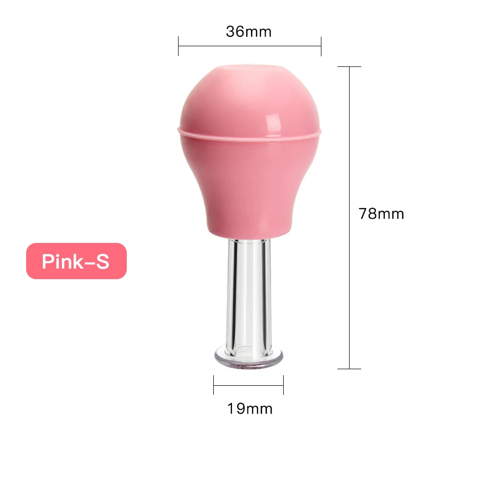 Facial Massage Cups Rubber Vacuum Skin Lifting Anti Cellulite Massager for Face/Body Cups