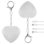 2Pc Purse Glow Heart Light LED Automatic Touch Activated Handbag Light Night Light