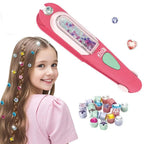 Hair Gem Stamper Kit Jewels Styling Tool Reusable Shining Diamonds Toy Gift