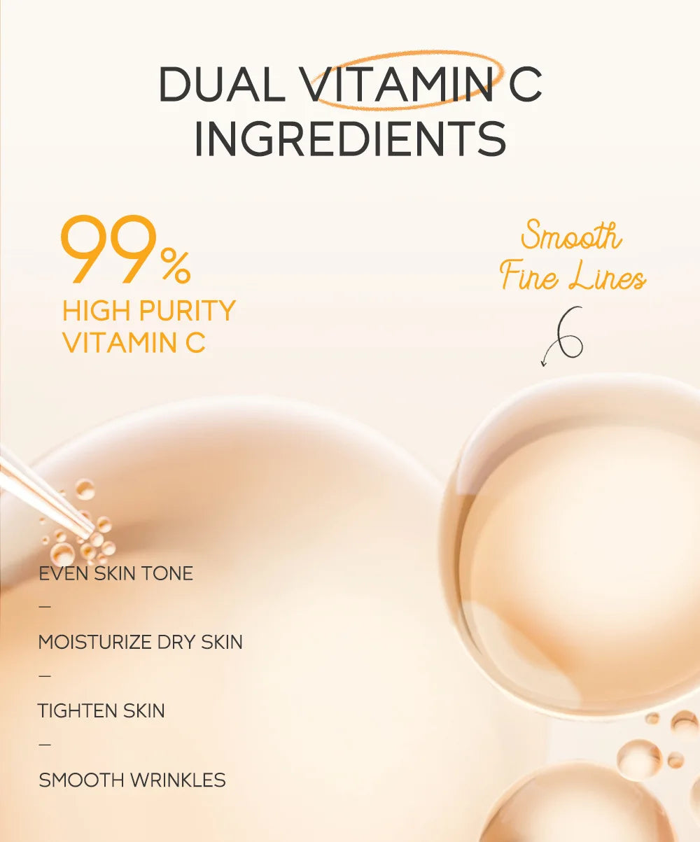 3pcs set LAIKOU Skin Care Vitamin C Sakura Snail Essence Serum Eye Face Cream Moisturizer Travel Size
