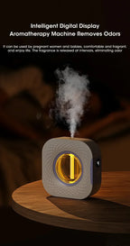 Smart Aroma Diffuser Air Purifier Digital Display Essential Oils 4 Gears Wall Mount Tabletop USB Charging