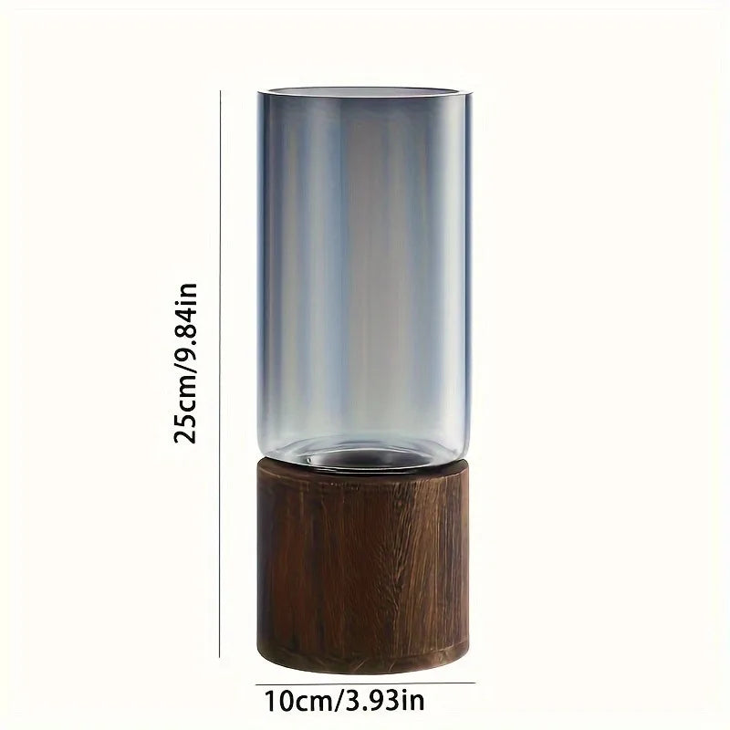 Light Luxury Simple Retro Vase Glass Living Room Table Decoration