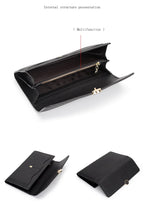 Women's Wallet Full Leather Long Wallet First Layer Cowhide Leather Clutch