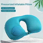 Travel Neck Pillow Inflatable Airplane U-shaped Cervical Orthopedic Portable Foldable